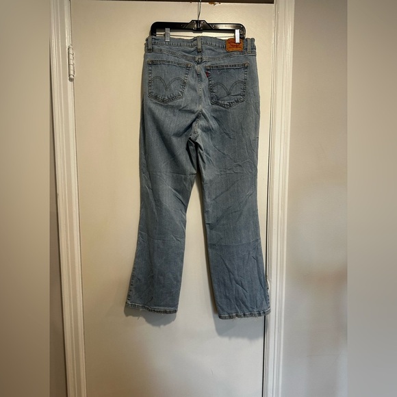 Vintage Levis 550 Jeans Women 18M Light Wash Blue Relaxed Bootcut Y2K. 5 pockets - Picture 2 of 12